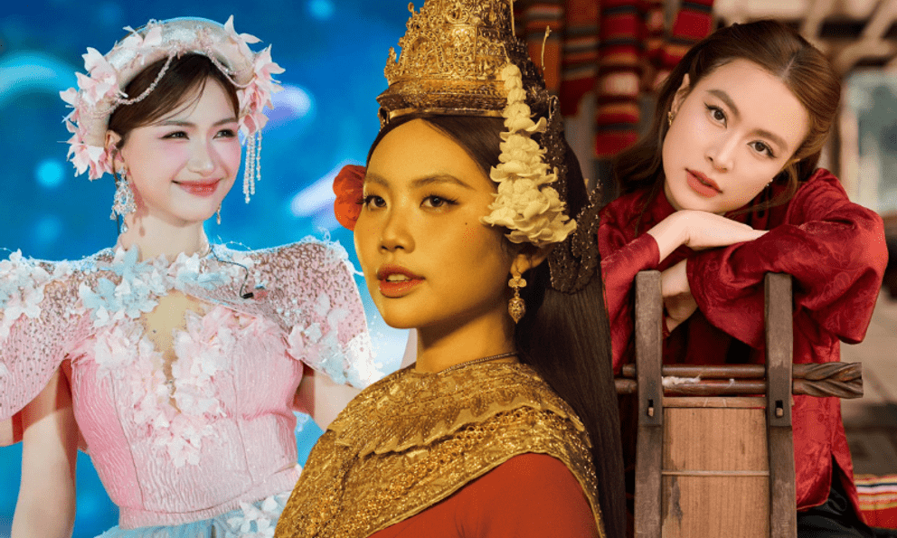 Tự hào nghệ sĩ Việt làm văn hóa vùng miền viral: Cô dâu Khmer Phương Mỹ Chi đẹp lộng lẫy, Hoàng Thùy Linh xưng vương với chất liệu Tây Bắc