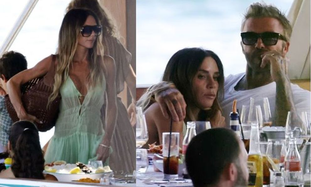 Victoria khoe dáng sexy tuổi 52 trong váy xuyên thấu, tình tứ bên David Beckham giữa kỳ nghỉ xa hoa giá hơn 200 triệu/đêm 