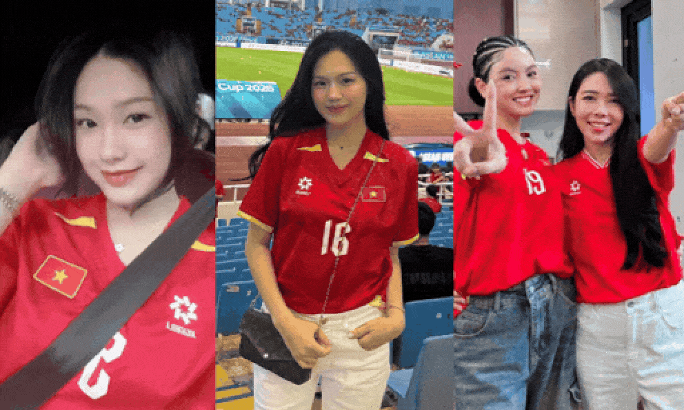 Dàn WAGs xinh đẹp Doãn Hải My, Chu Thanh Huyền đọ sắc rực rỡ trên khán đài, sẵn sàng cổ vũ chung kết Việt Nam vs Thái Lan