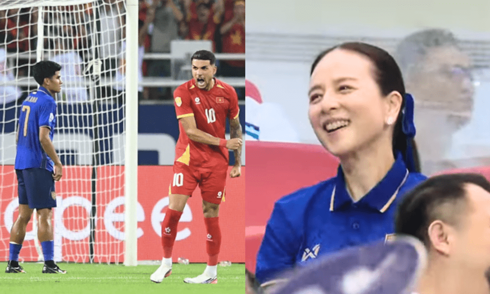 Cầu thủ Thái Lan sút penalty lên trời, ĐT Việt Nam ăn mừng như vừa có bàn thắng, phản ứng của Madam Pang trên khán đài mới gây sốt