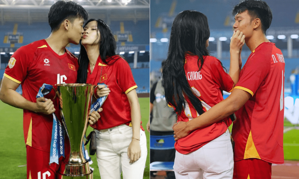 Hotgirl Tuyên Quang tung loạt khoảnh khắc tình tứ ngọt ngào bên “lá chắn thép” Thành Chung sau chức vô địch, đón chồng về biệt thự bạc tỷ