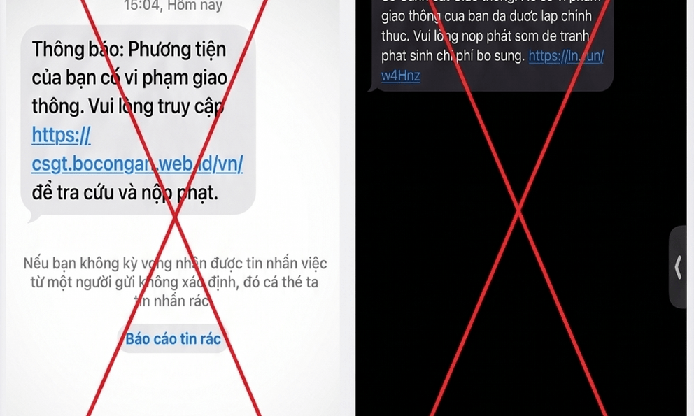 Công an phát thông báo đến những ai nhận được tin nhắn SMS, Messenger với nội dung sau