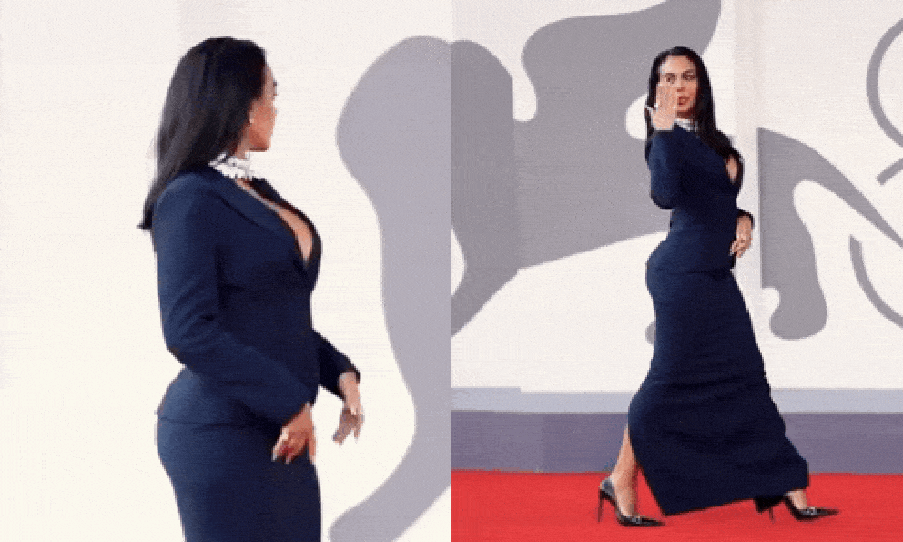 Cú hất tóc hút chục triệu views của Georgina - vợ Ronaldo trên thảm đỏ LHP Venice, xứng danh nàng WAGs quyền lực và chịu chơi nhất thế giới
