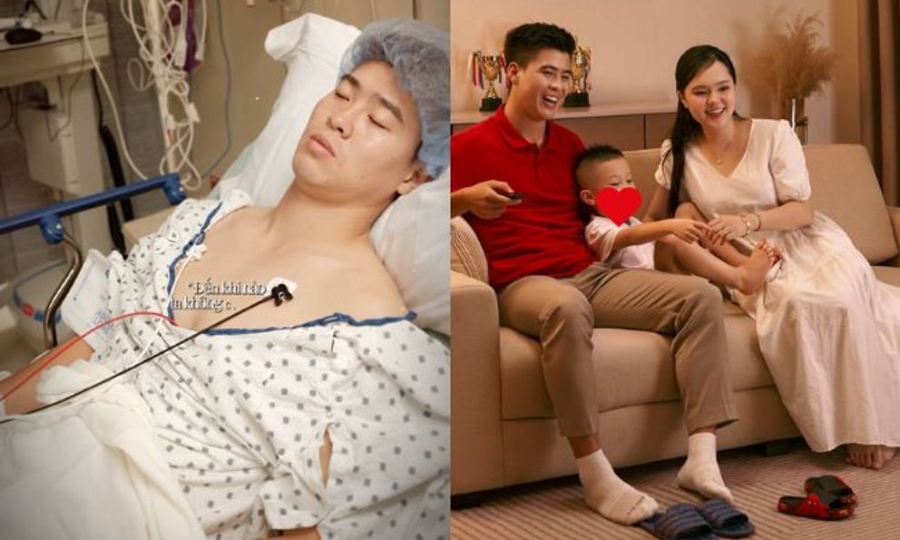 Sau ca phẫu thuật chấn thương tại Mỹ, Duy Mạnh nói điều xúc động về vợ tiểu thư Hà thành