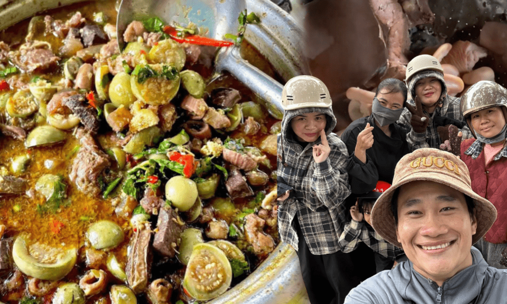 Cảnh tượng hàng chục người xếp hàng chờ mua“ vếch bò”, mỗi ngày chỉ bán 80 bịch giá 15.000 đồng