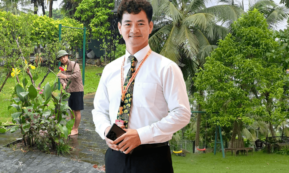 Căn nhà ngoại ô xanh mướt, ngập tràn hoa và cây ăn quả,.. của Cục trưởng Xuân Bắc