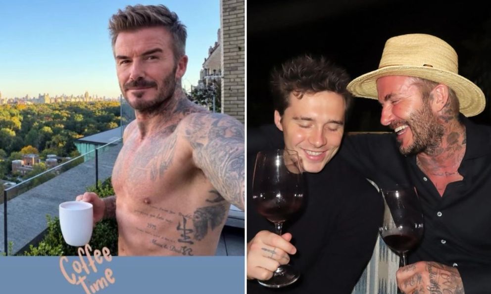 David Beckham khoe body săn chắc ở tuổi 51 