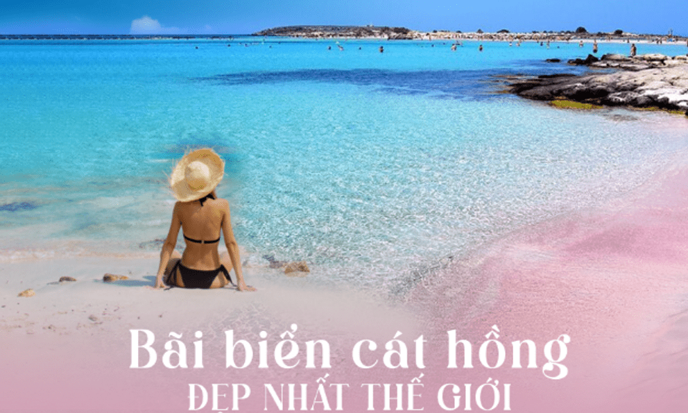 Có 1 bãi biển cát hồng lọt Top đẹp nhất thế giới: Vẻ đẹp cực thơ không cần chỉnh màu, sắp vào mùa đông khách