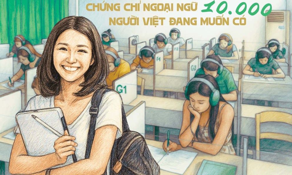 1 chứng chỉ ngoại ngữ sắp “soán ngôi” IELTS ở Việt Nam? Nửa đầu 2025 đã hơn 10.000 thí sinh đăng ký, dẫn đầu toàn cầu
