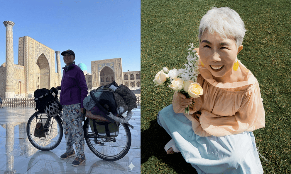 12 năm đạp xe ngao du hơn 20 quốc gia của nữ phượt thủ 68 tuổi