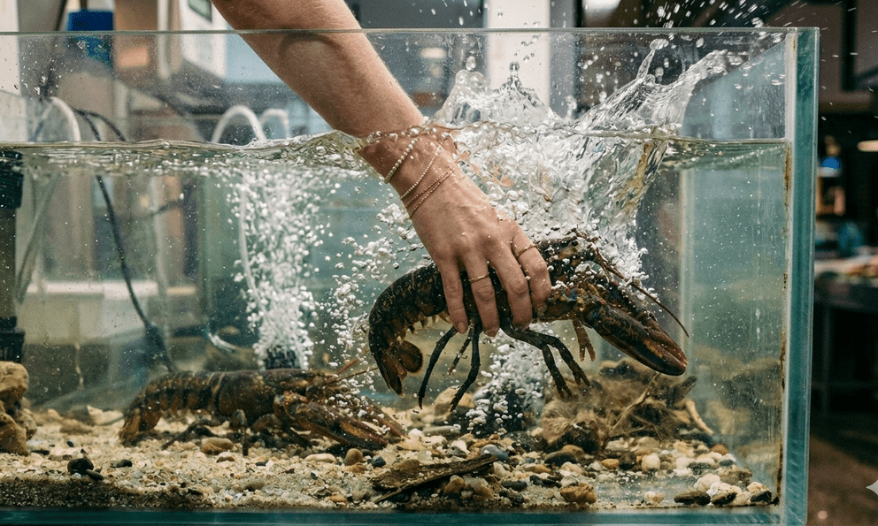 Người phụ nữ bất ngờ xông vào nhà hàng “giải cứu” tôm hùm: Bị kiện ra tòa, nhận án treo