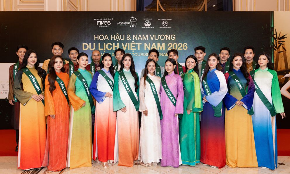 Top 50 Hoa Hậu - Nam Vương du lịch Việt Nam 2026 chính thức lộ diện