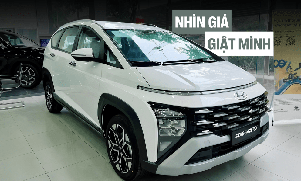Hyundai Stargazer xả kho VIN 2025: Giảm giá lên đến trăm triệu, bản thấp chưa đến 430 triệu, MPV giá ngang ngửa xe hạng A