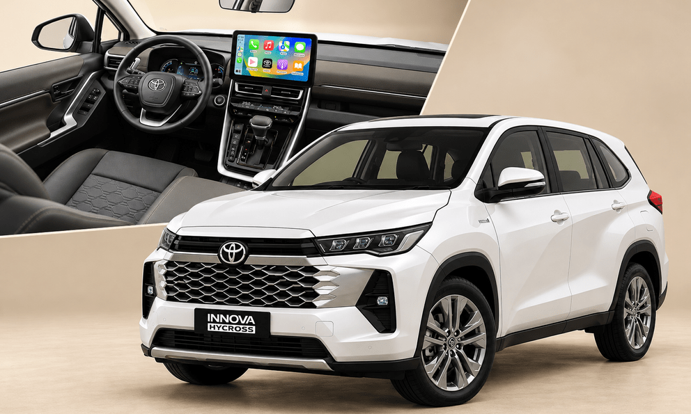 Xem trước Toyota Innova Cross mới sắp ra mắt tháng sau: Mặt trước thay đổi lớn, màn hình lớn hơn, vẫn đủ tùy chọn xăng, hybrid