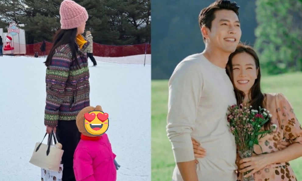 Cú trượt tay làm “bại lộ” buổi đi chơi của Son Ye Jin - Hyun Bin và quý tử 2 tuổi dịp năm mới