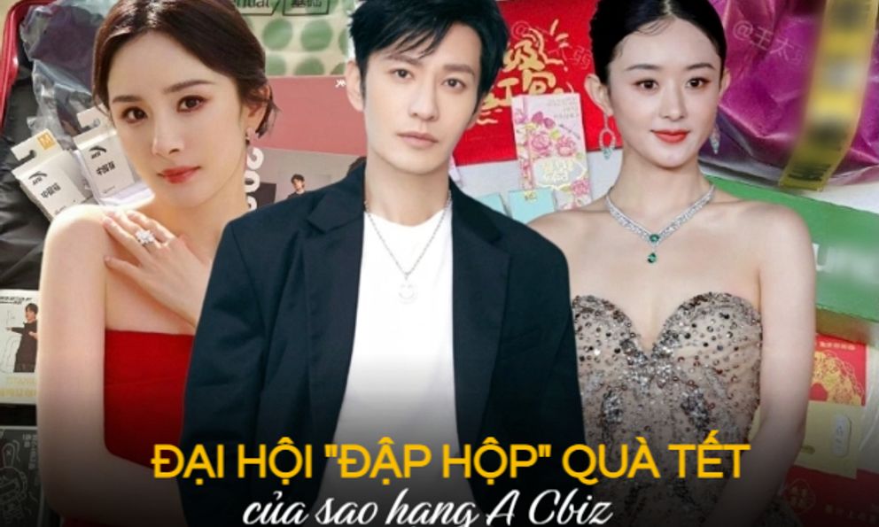 Đại hội khui quà Tết của sao Cbiz: Dương Mịch dùng cả bao đồ xa xỉ so kè Triệu Lệ Dĩnh, Huỳnh Hiểu Minh tặng 1 thứ nghe xong ai cũng nể