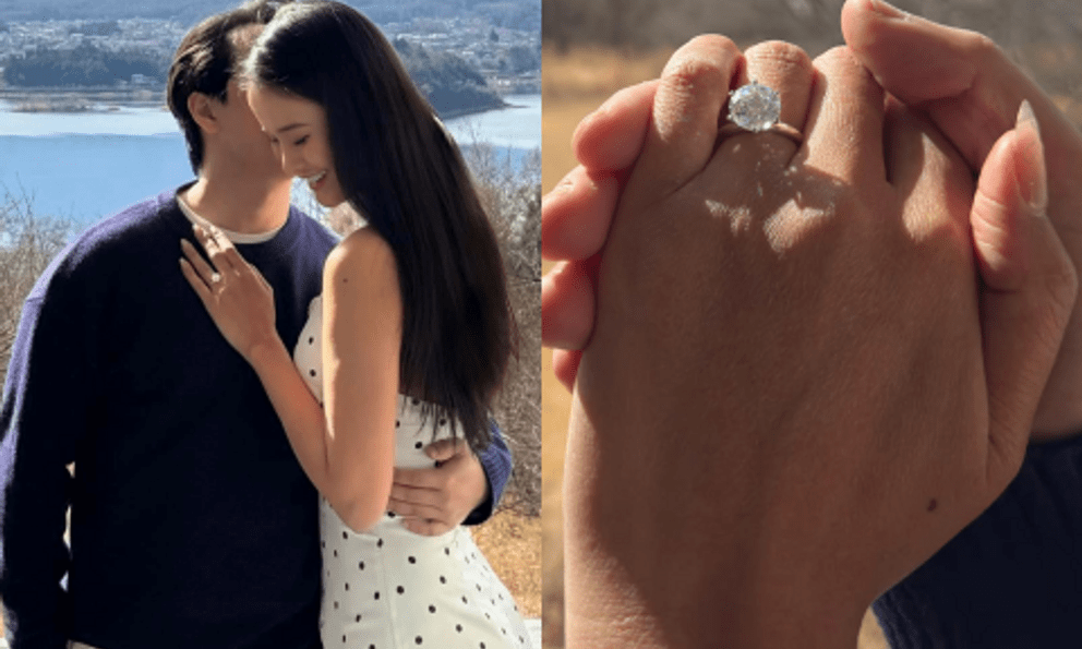 HOT: Á hậu Miss Universe Vietnam được cầu hôn, nhẫn kim cương 