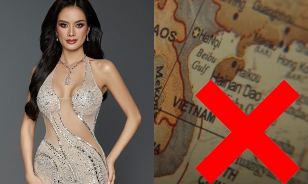 Cuộc thi Hoa hậu gây phẫn nộ vì bị nghi dùng bản đồ 