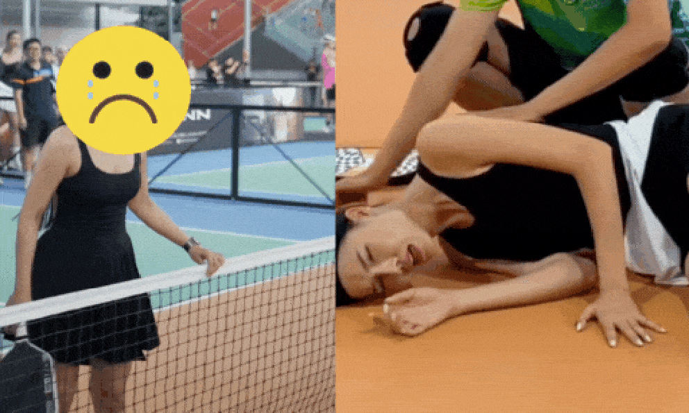 Vụ sao nữ Vbiz gãy xương đùi khi chơi pickleball: Người chứng kiến tiết lộ chi tiết gây sốc