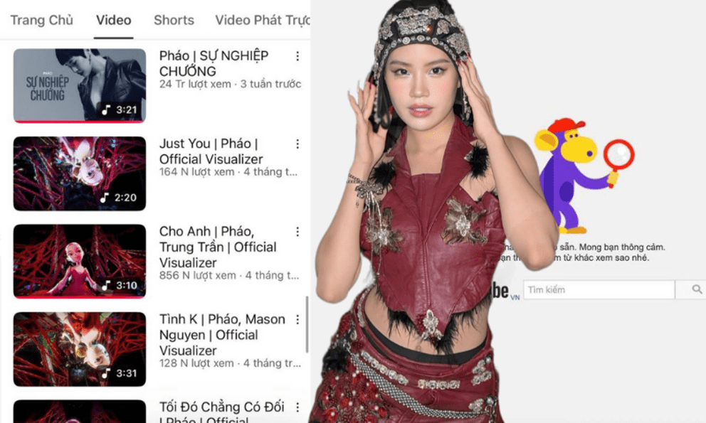 Kênh YouTube của Pháo Northside “bay màu”