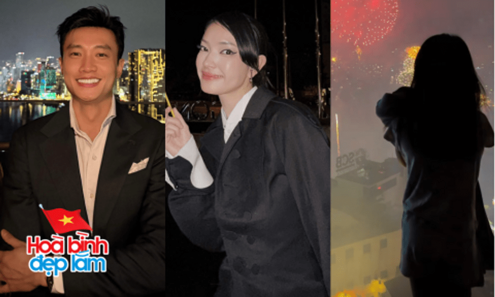 Dàn sao check-in tưng bừng xem pháo hoa dịp lễ 30/4: Tăng Thanh Hà có view xịn, Châu Bùi xuống đường hưởng ứng không khí