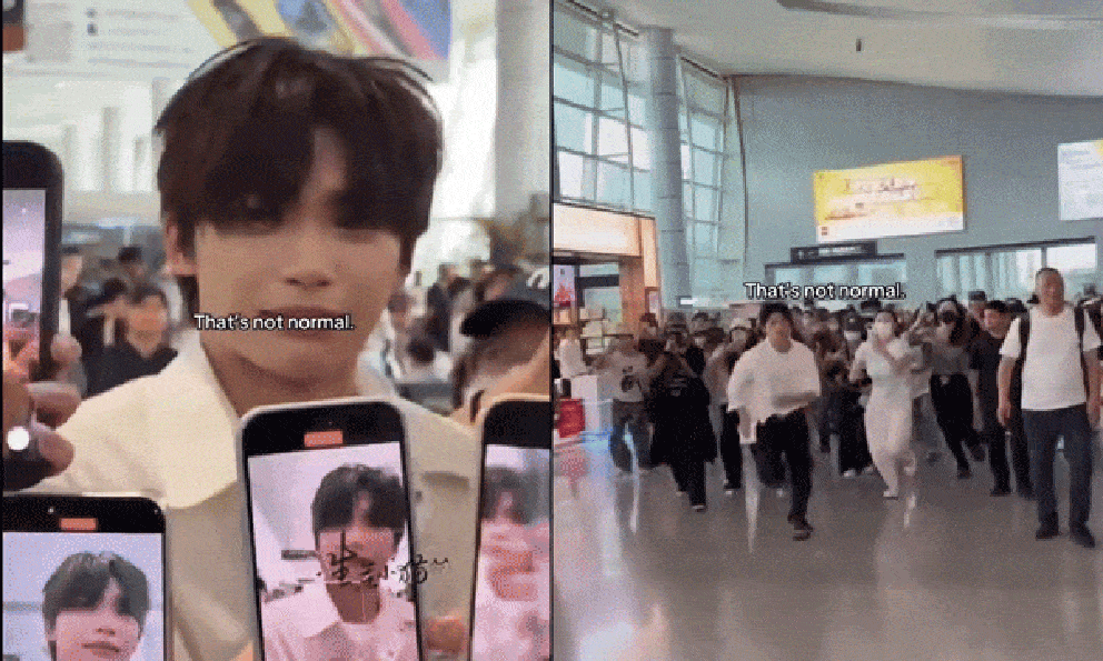 Kinh hoàng cảnh nam thần đam mỹ hot nhất hiện nay khóc mếu vì bị fan cuồng truy đuổi, dí camera sát mặt