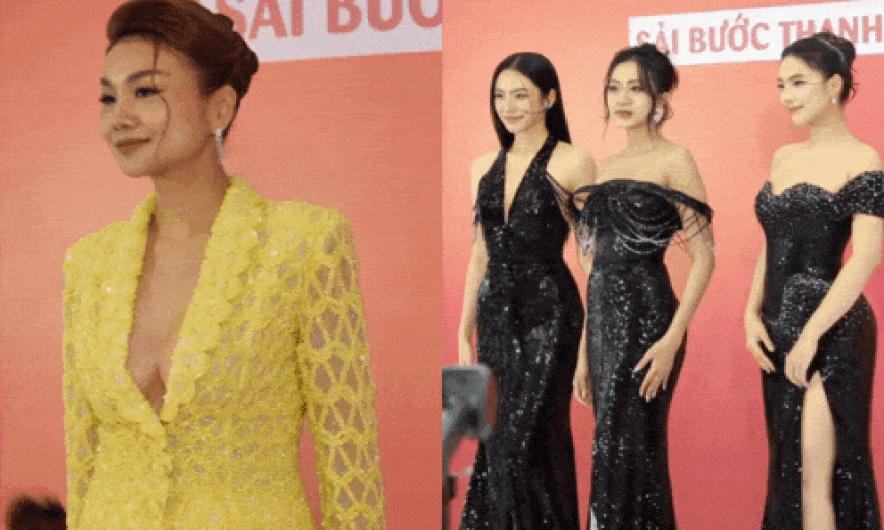 Thảm đỏ hot nhất ngày: Top 3 Hoa hậu Việt Nam bỏ về như 