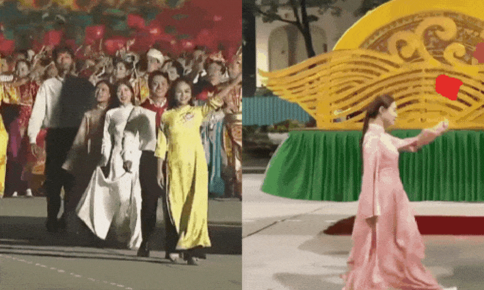 Clip: Hoàng Thuỳ Linh - Đen Vâu nối đuôi nhau sơ duyệt diễu hành, biểu cảm hân hoan cực đáng yêu gây sốt MXH!