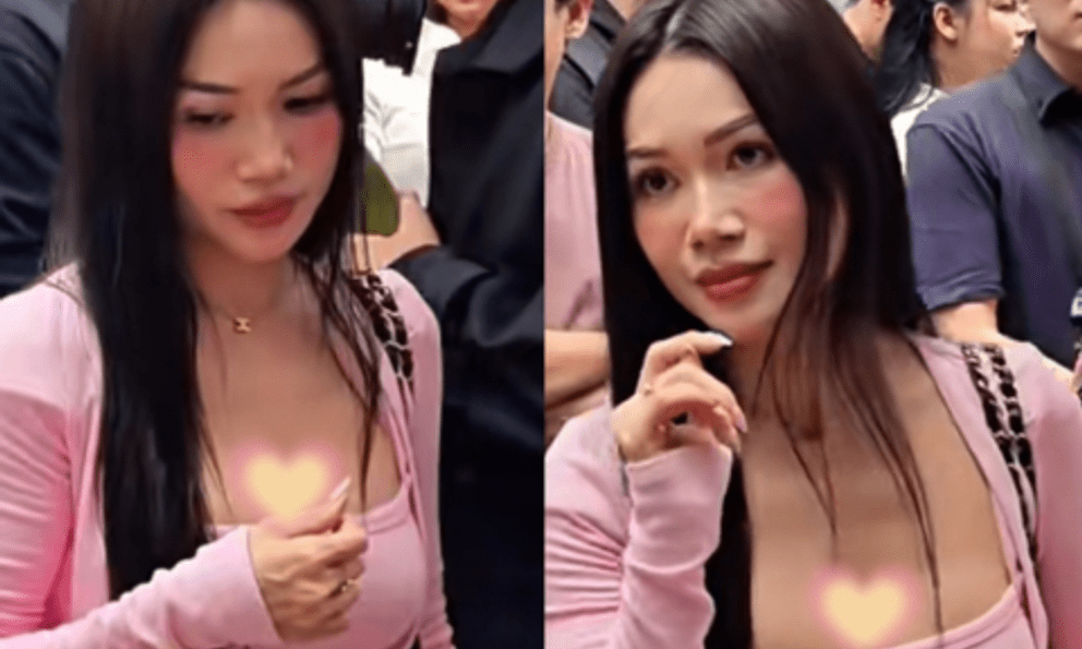 Sĩ Thanh gây tranh cãi vì ăn mặc hở hang cúng giỗ Tổ