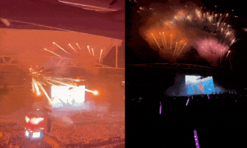 Sự cố nổ pháo hoa rơi trúng khán giả tại concert Em Xinh