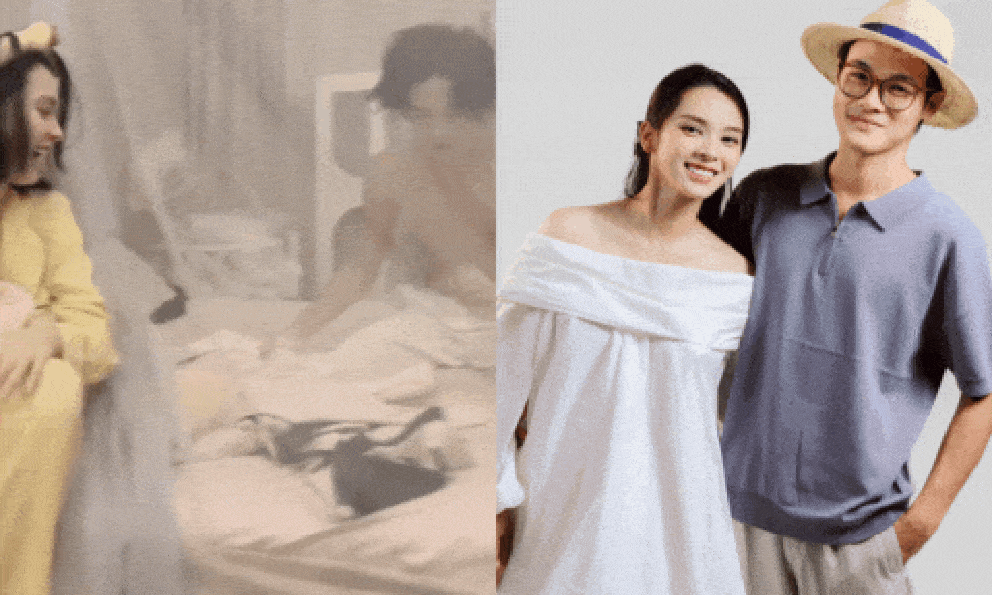 Chồng Quỳnh Lương gầy đến mức 