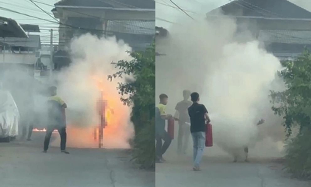 Tạm giữ hình sự Dương Quốc Trung - nghịch tử dùng xăng đốt mẹ, không cho hàng xóm dập lửa