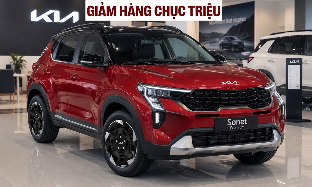 Kia Sonet xả kho giảm giá hàng chục triệu tại đại lý, bản cao nhất cũng chỉ nhỉnh hơn 500 triệu đồng