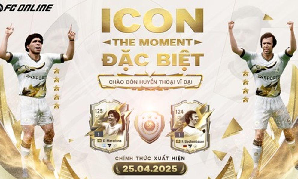 Hàng loạt sao trẻ Wonderboys, “Cậu bé vàng” Diego Maradona và “Hoàng đế” Franz Beckenbauer chính thức đổ bộ trong FC Online